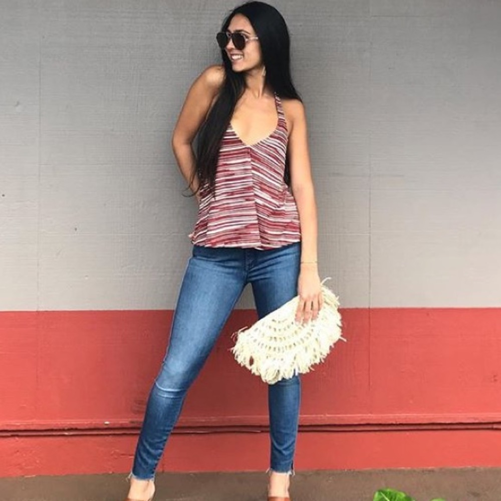 Ava Sky Halter Top